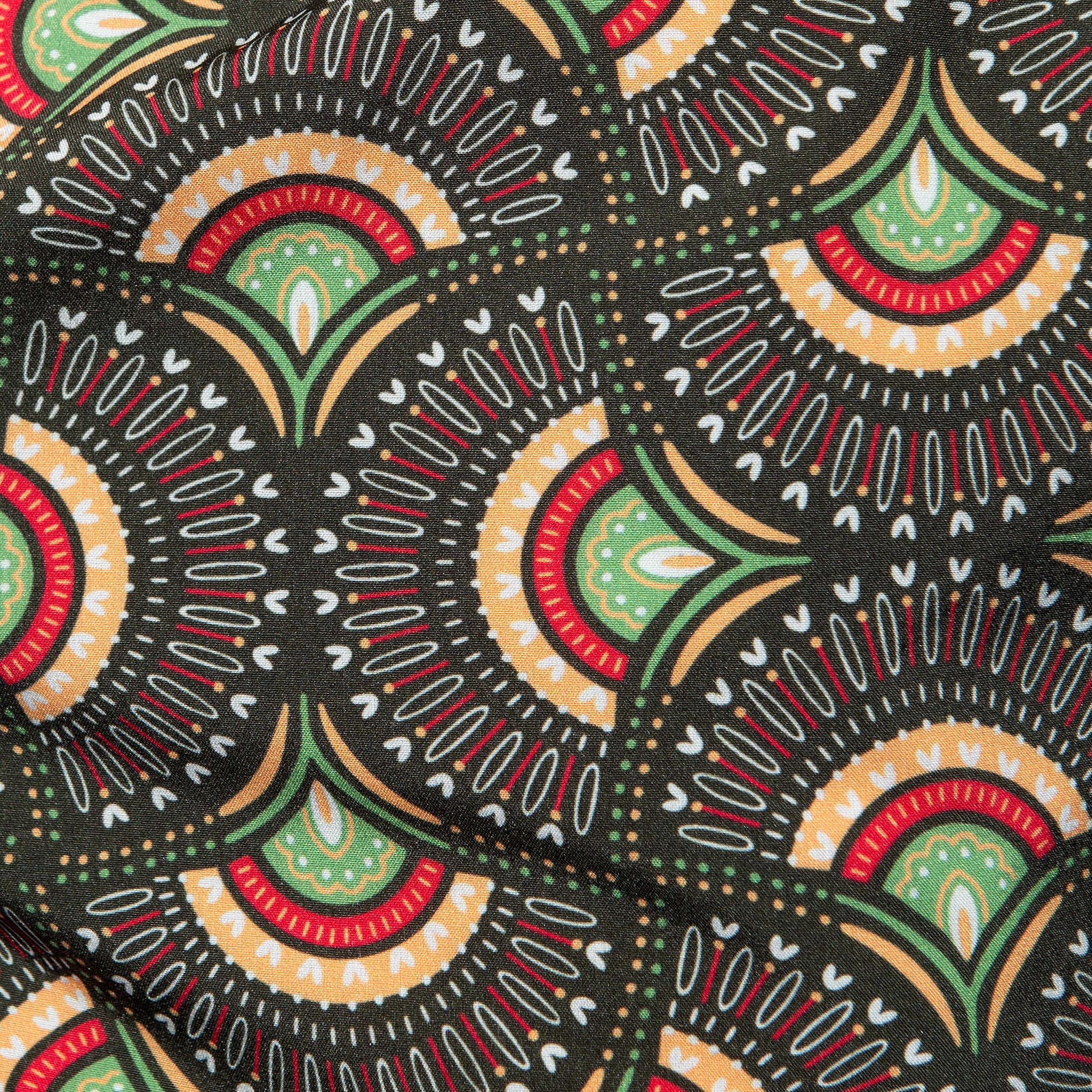 ES Collection Peacock Print Swim Shorts Khaki 2606