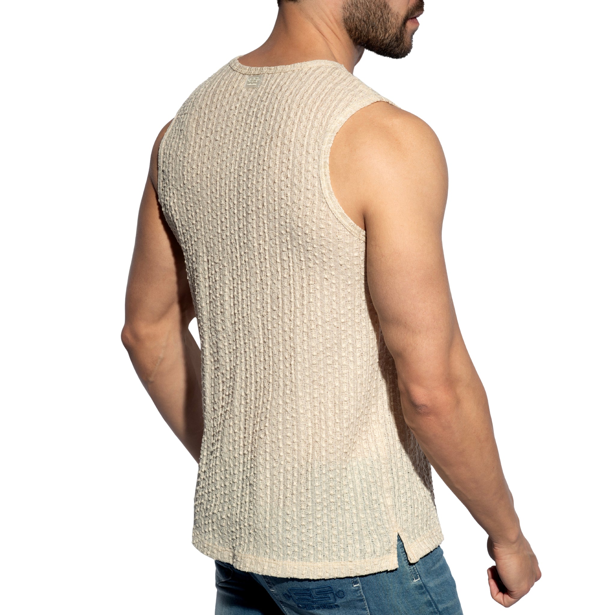 ES Collection Bobbles Tank Top Beige TS372