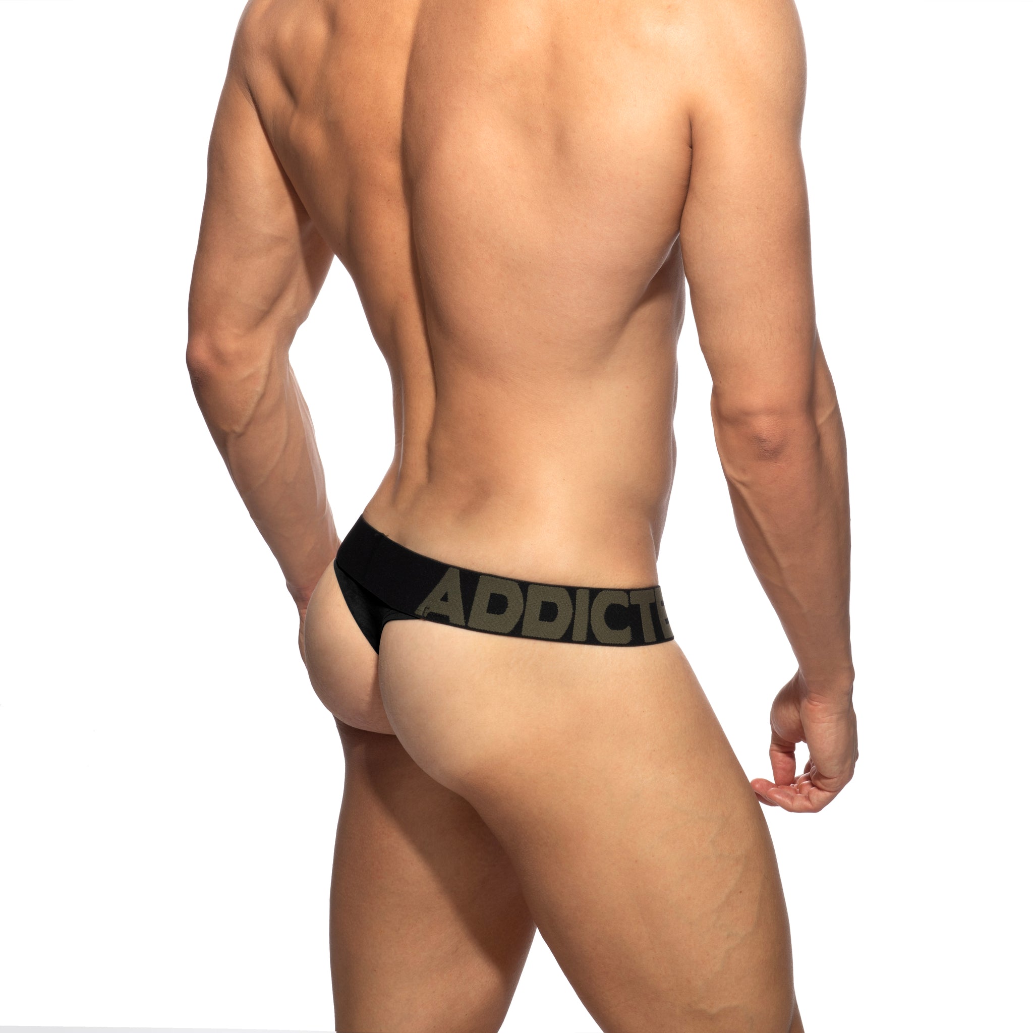 Addicted Naked Feeling Thong Khaki AD1449