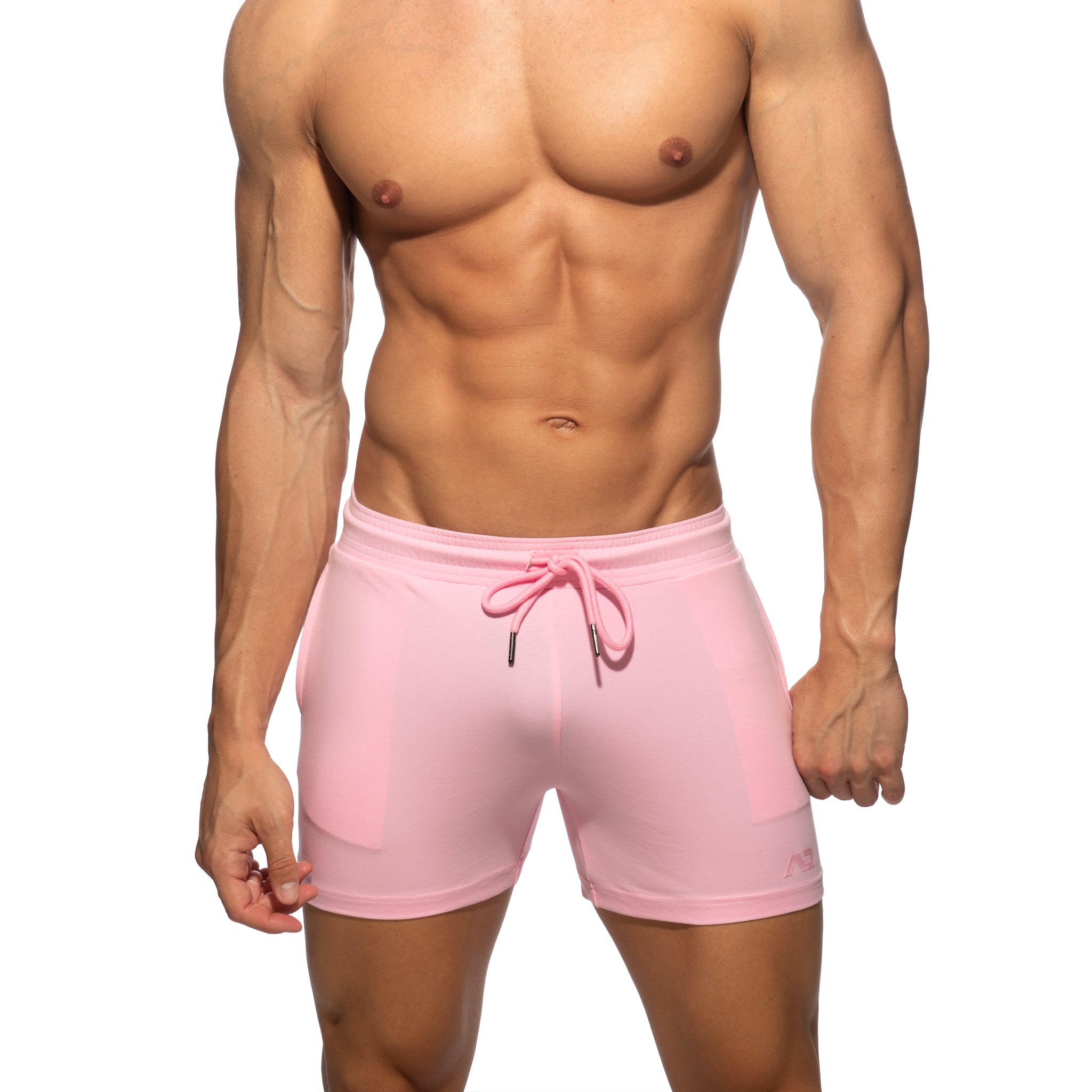 Addicted AD Cotton Gym Shorts Pink AD1482
