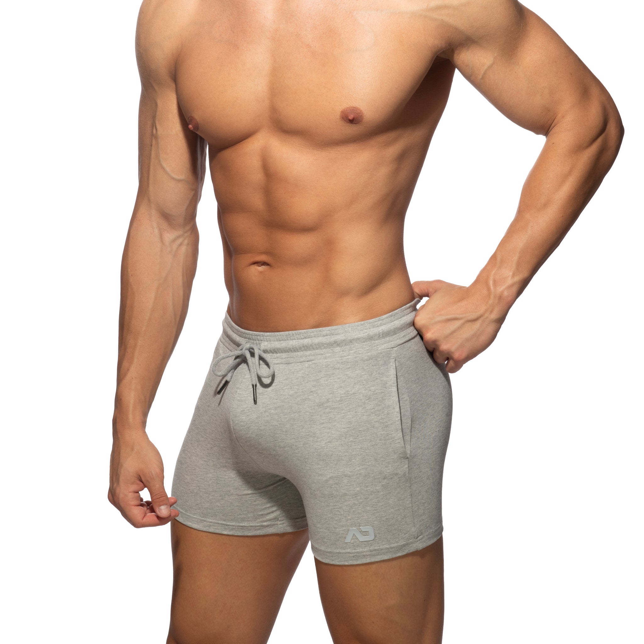 Addicted AD Cotton Gym Shorts Heather Grey AD1482