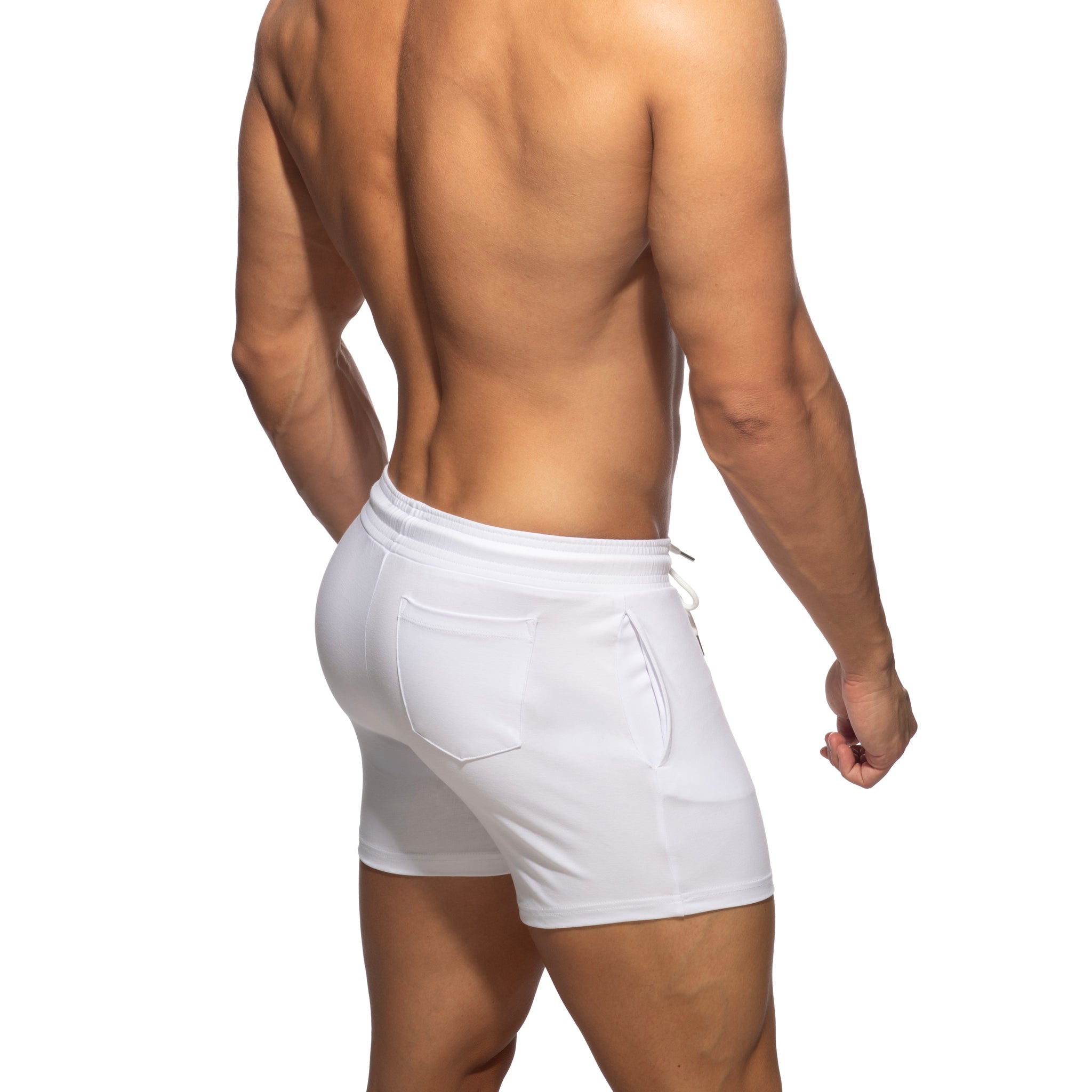 Addicted AD Cotton Gym Shorts White AD1482