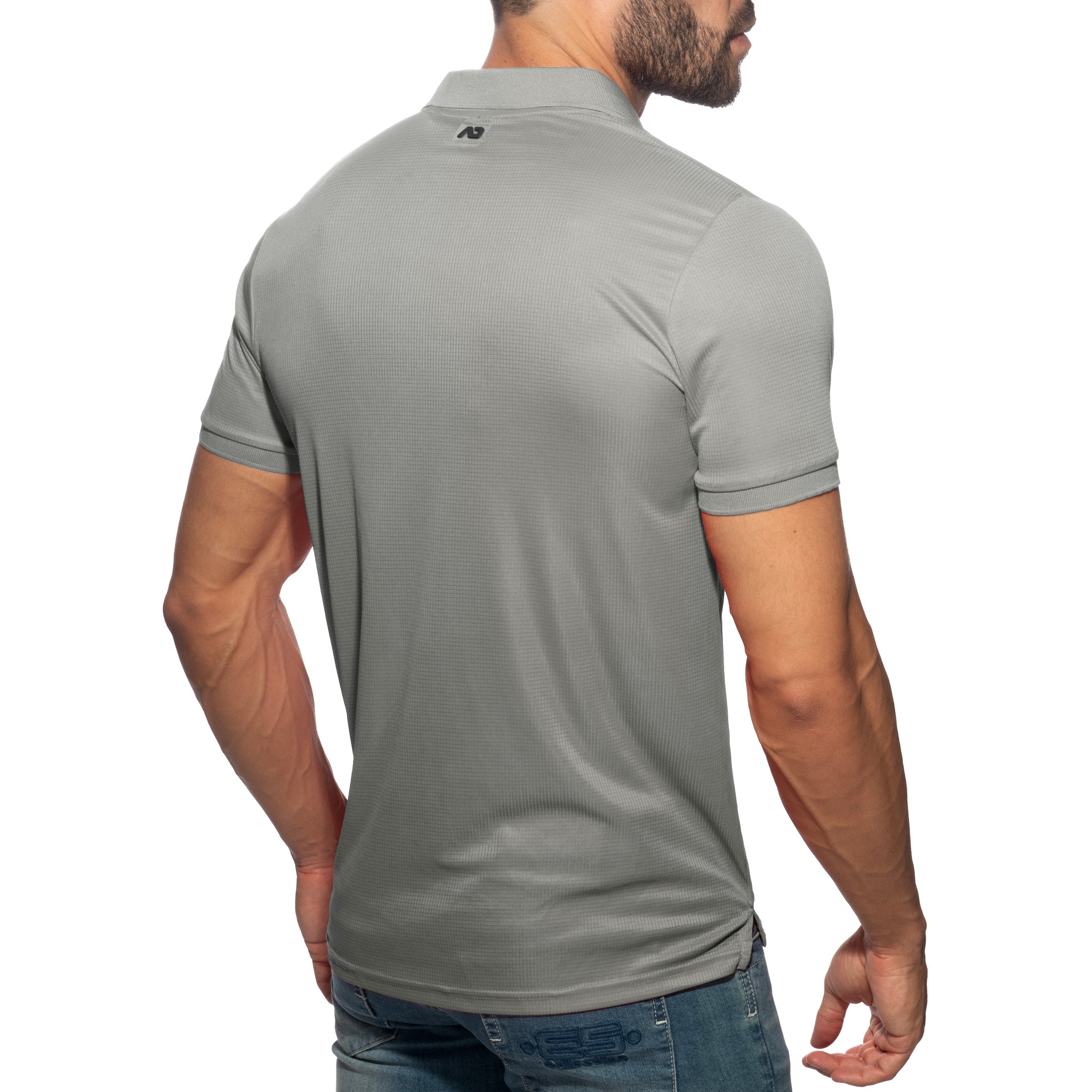 Addicted Veloz Dry Polo Shirt Heather Grey AD1375