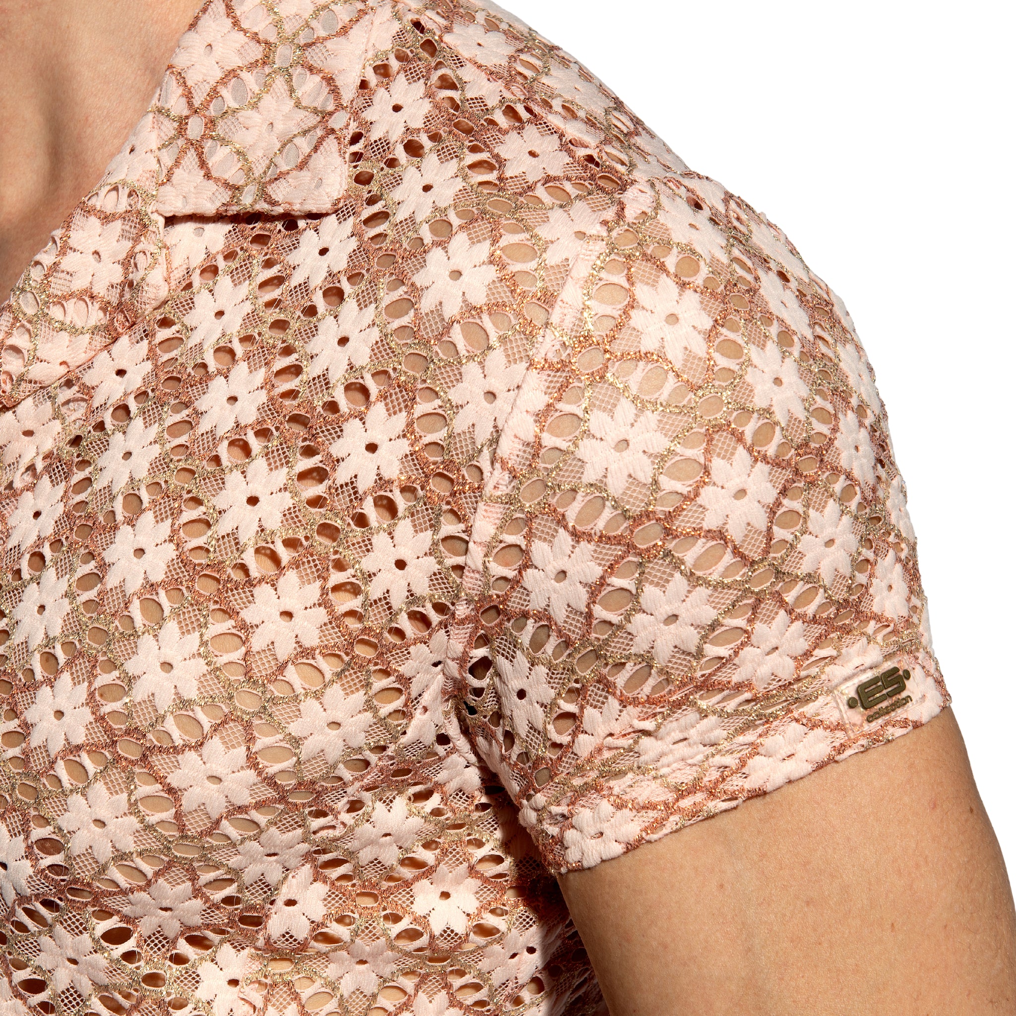 ES Collection Metallic Bloom Shirt Pink SHT037