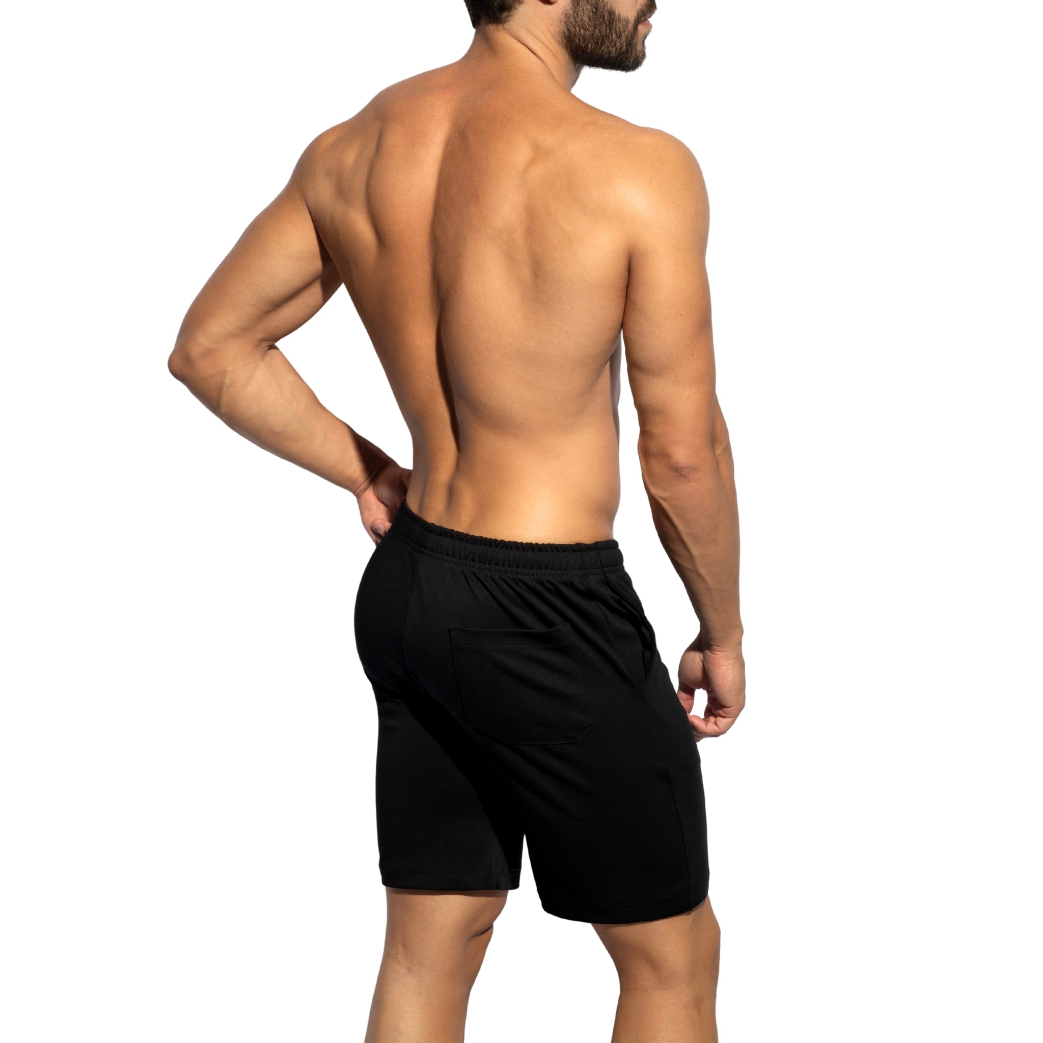 ES Collection Cotton Gym Shorts Black SP360