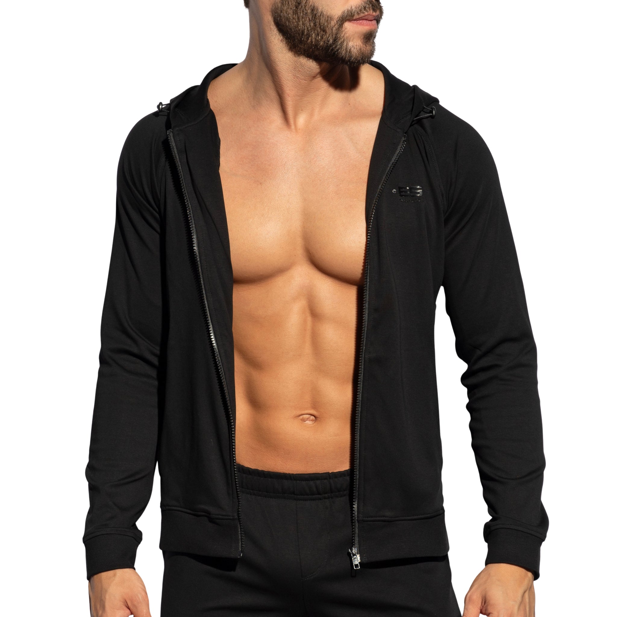 ES Collection Full-Zip Hoodie Black SP362