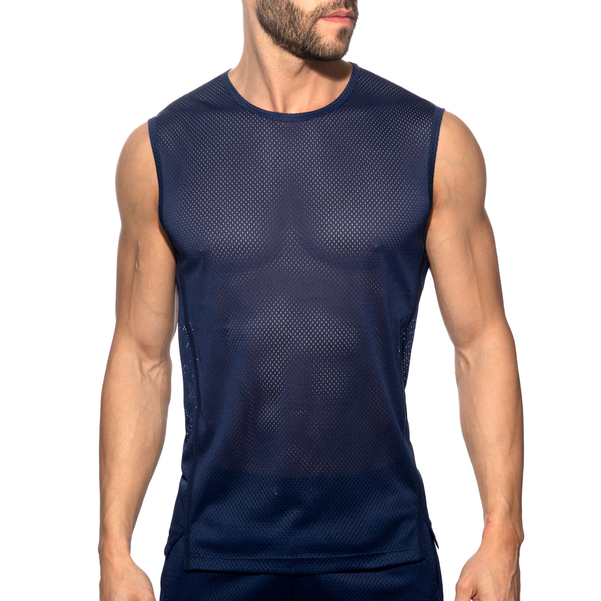 Addicted Los Angeles Sports Tank Top Navy AD1443