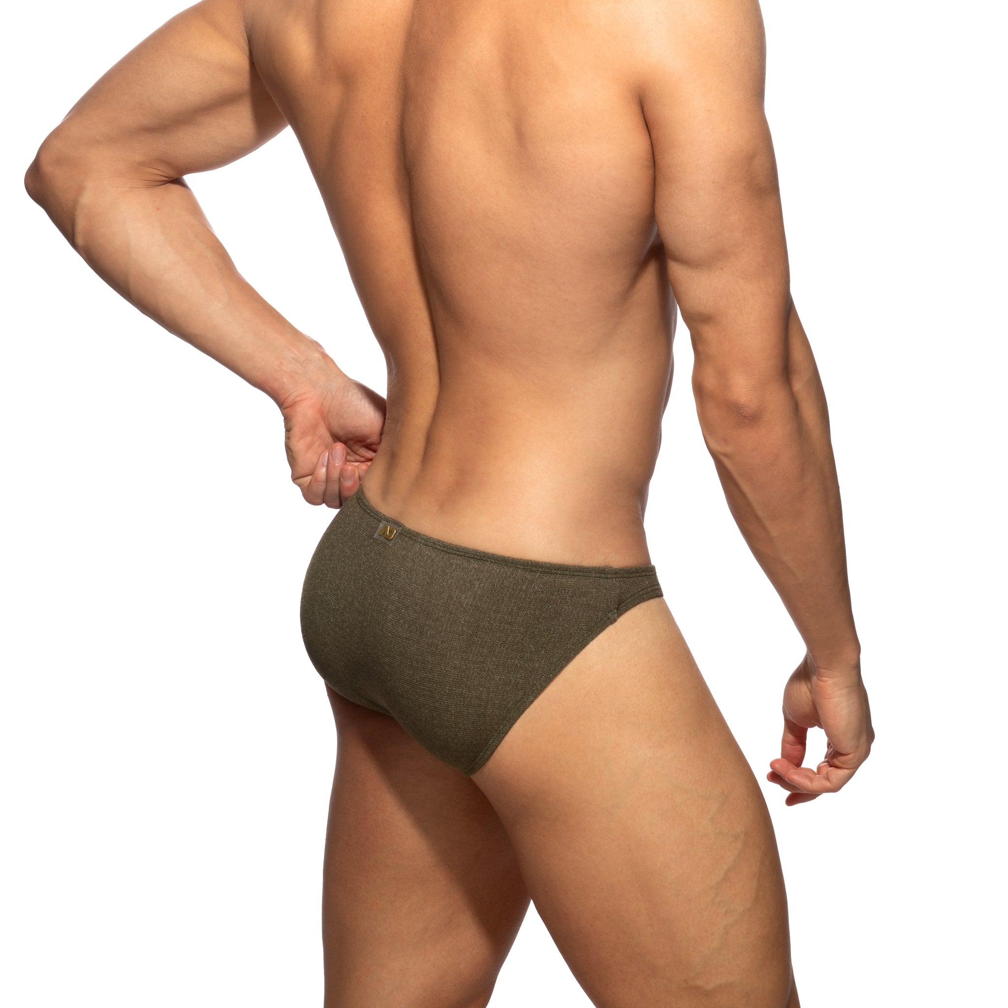 Addicted Slub Jersey Bikini Brief Khaki AD1475