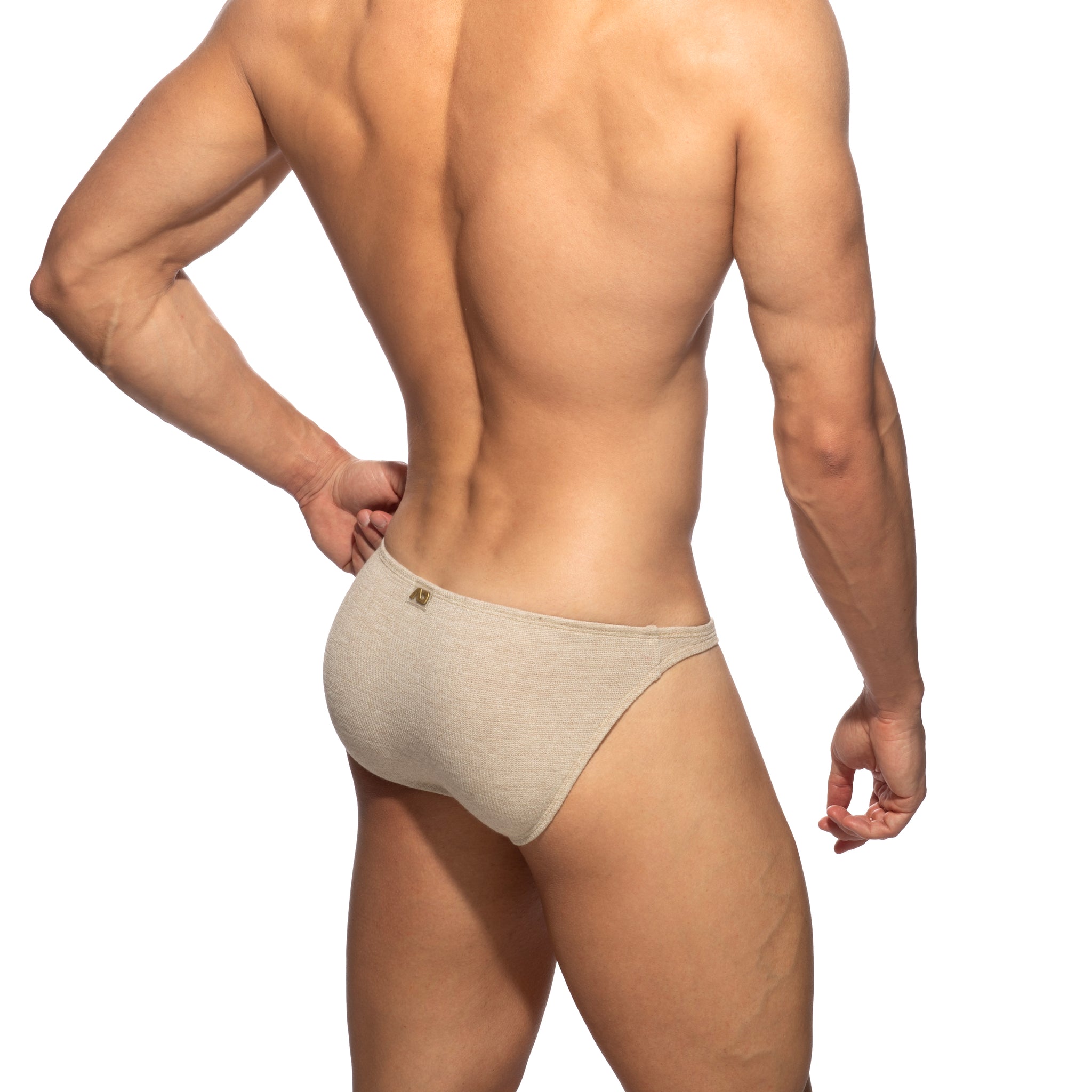 Addicted Slub Jersey Bikini Brief Beige AD1475