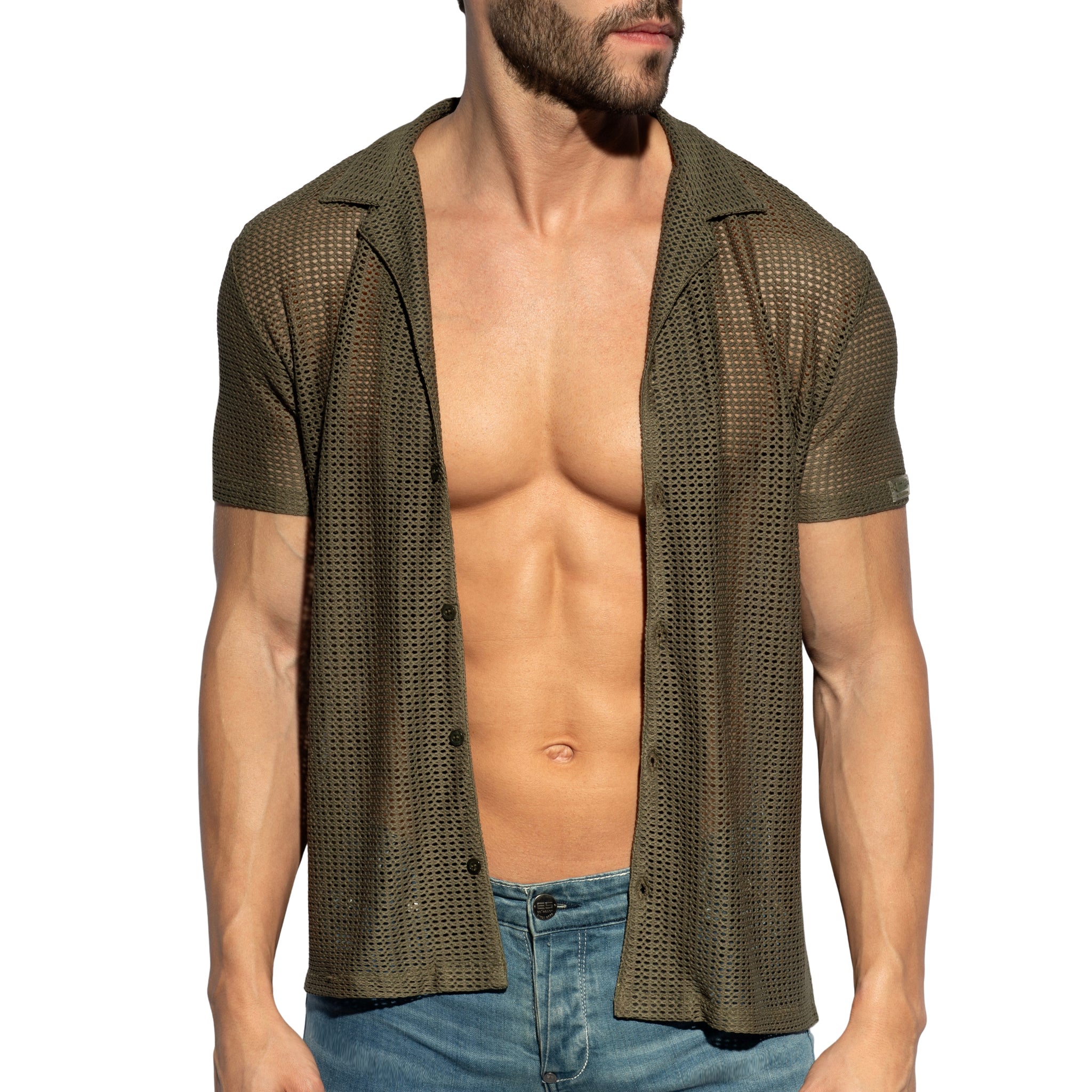ES Collection Formentera Shirt Khaki SHT036