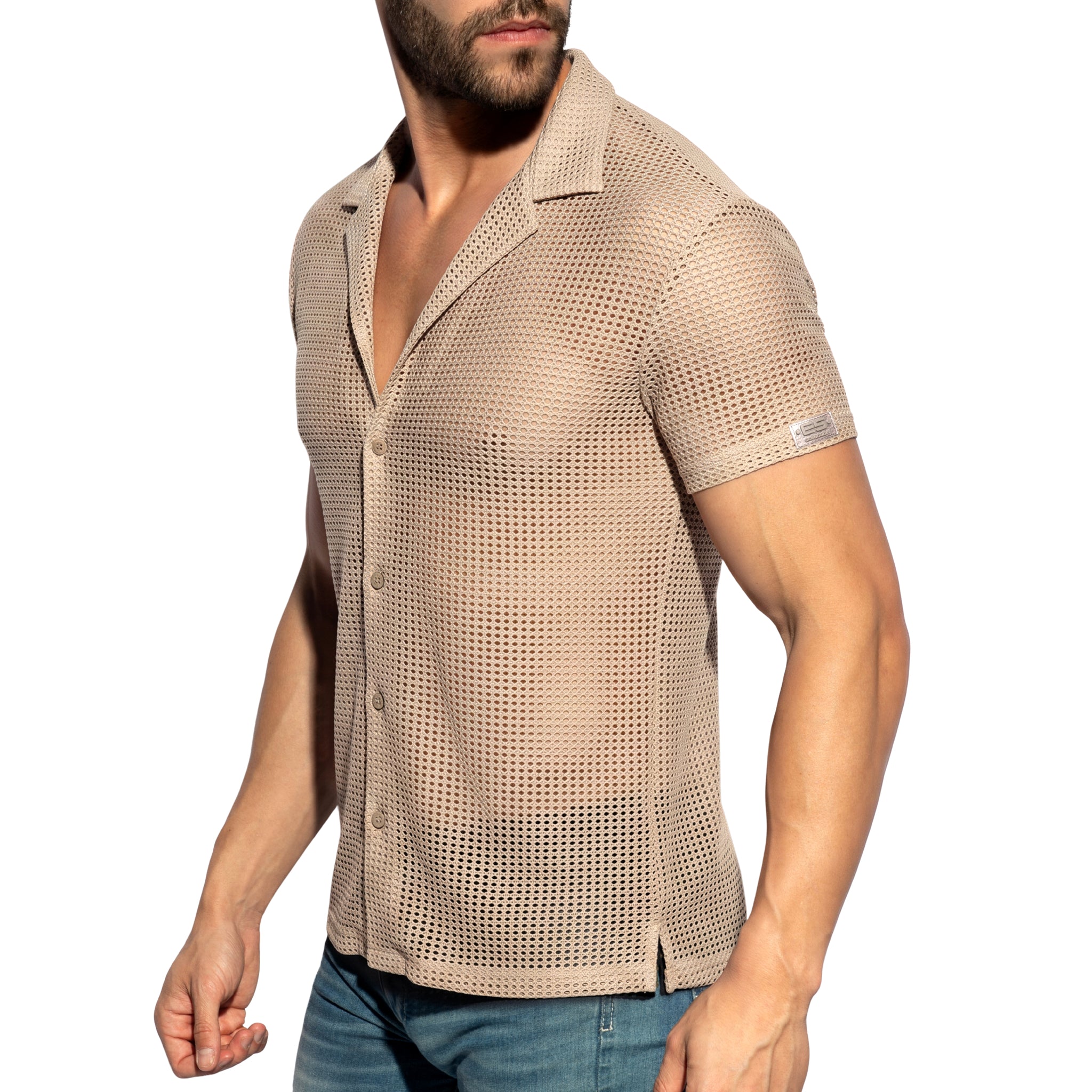 ES Collection Formentera Shirt Beige SHT036
