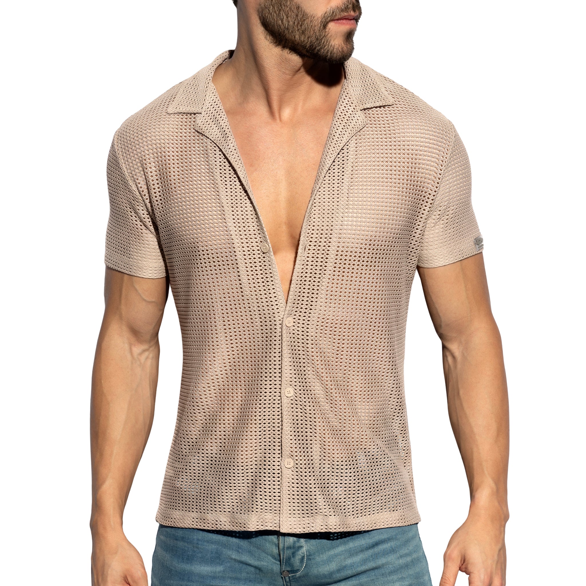 ES Collection Formentera Shirt Beige SHT036