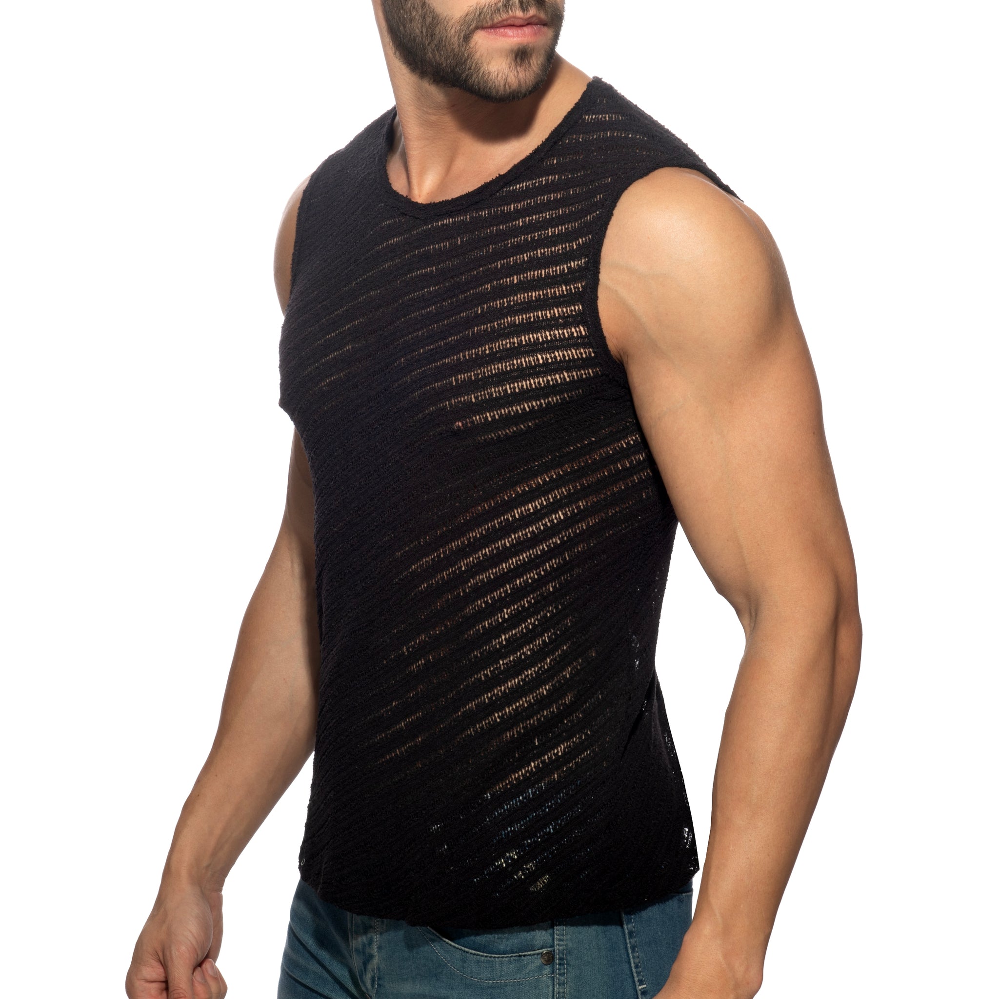 Addicted Barewave Tank Top Black AD1468