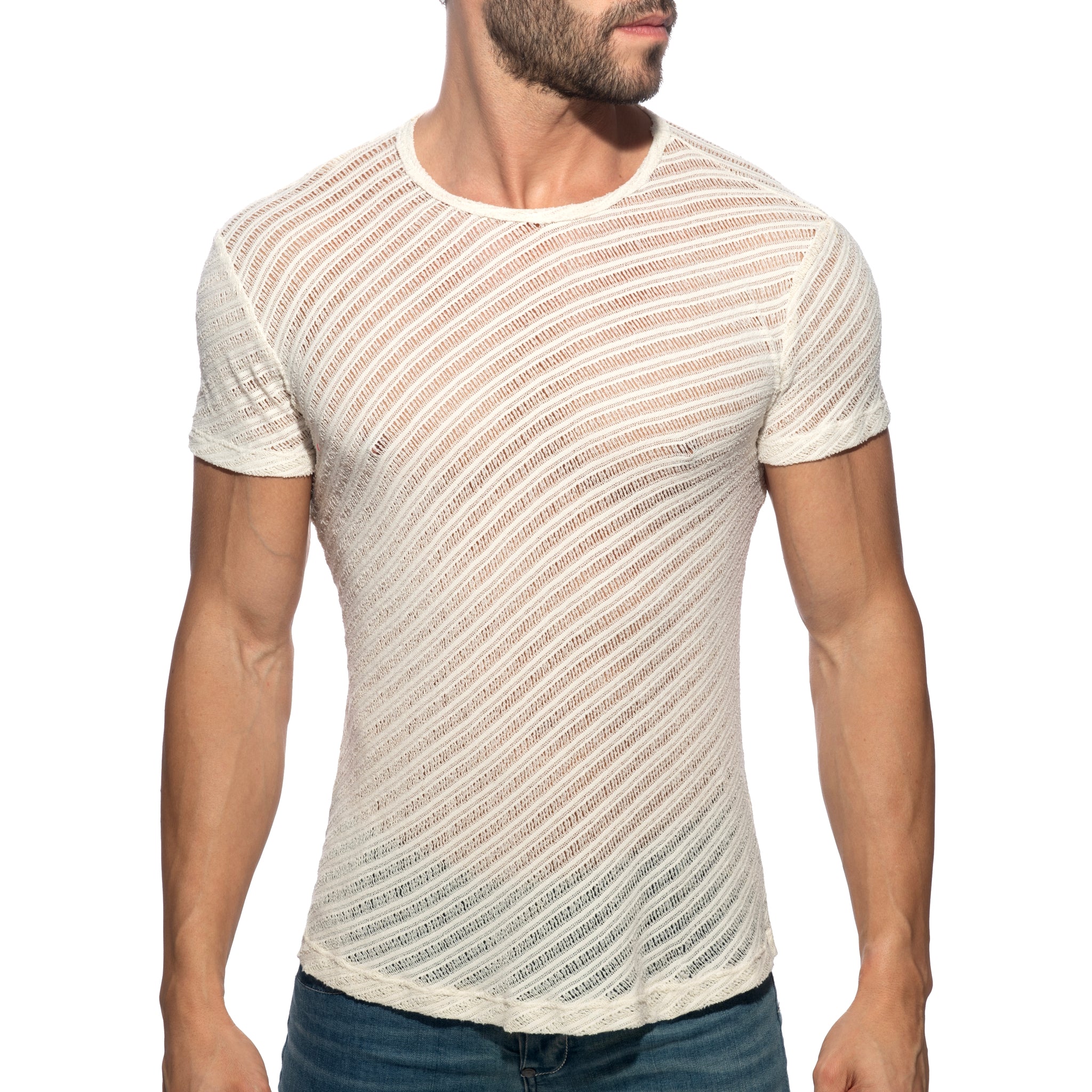 Addicted Barewave T-Shirt Ivory AD1469