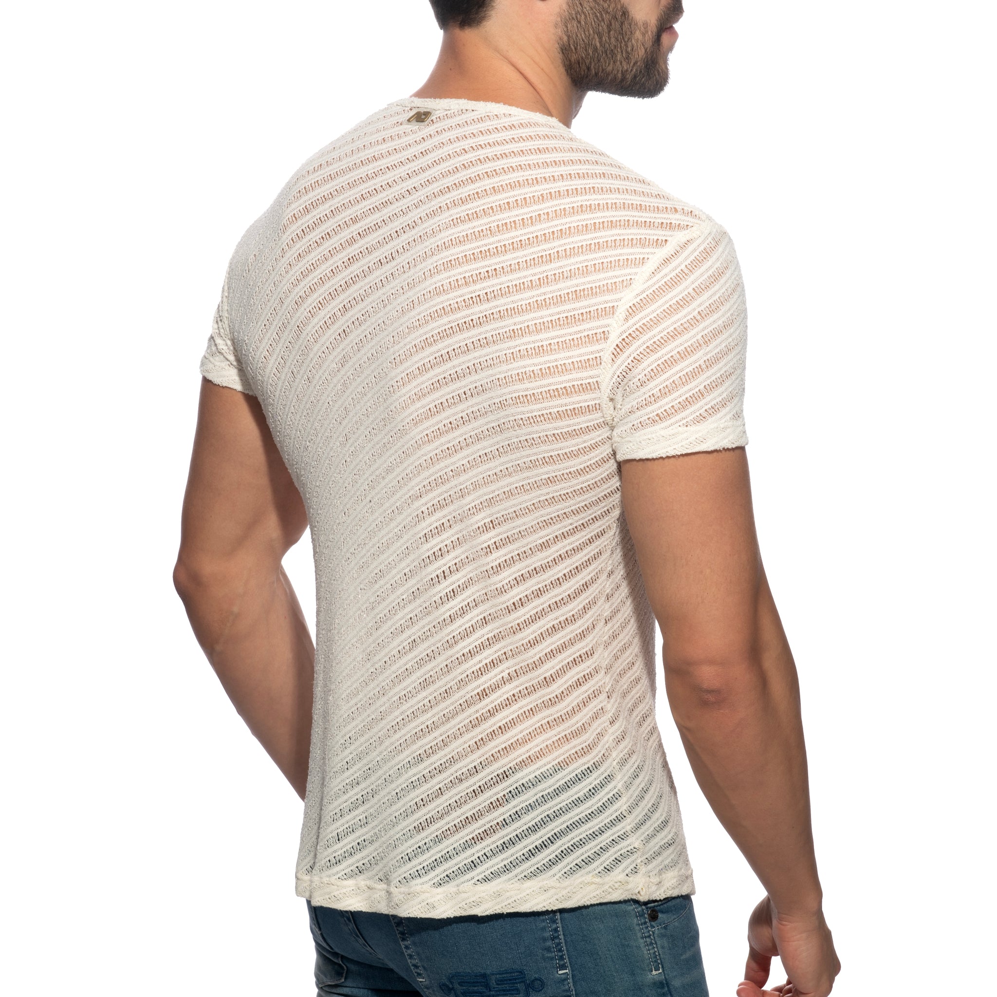Addicted Barewave T-Shirt Ivory AD1469