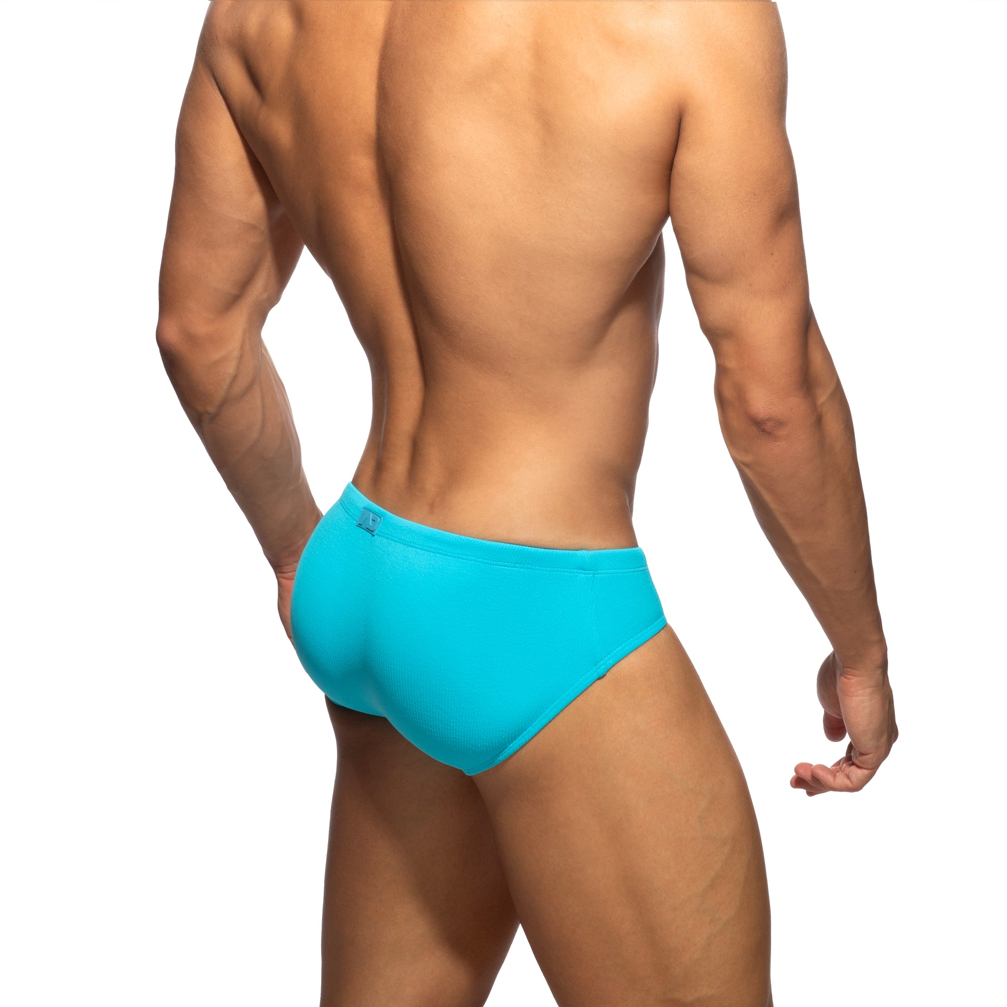 Addicted Basic Rib Swim Brief Turquoise ADS386