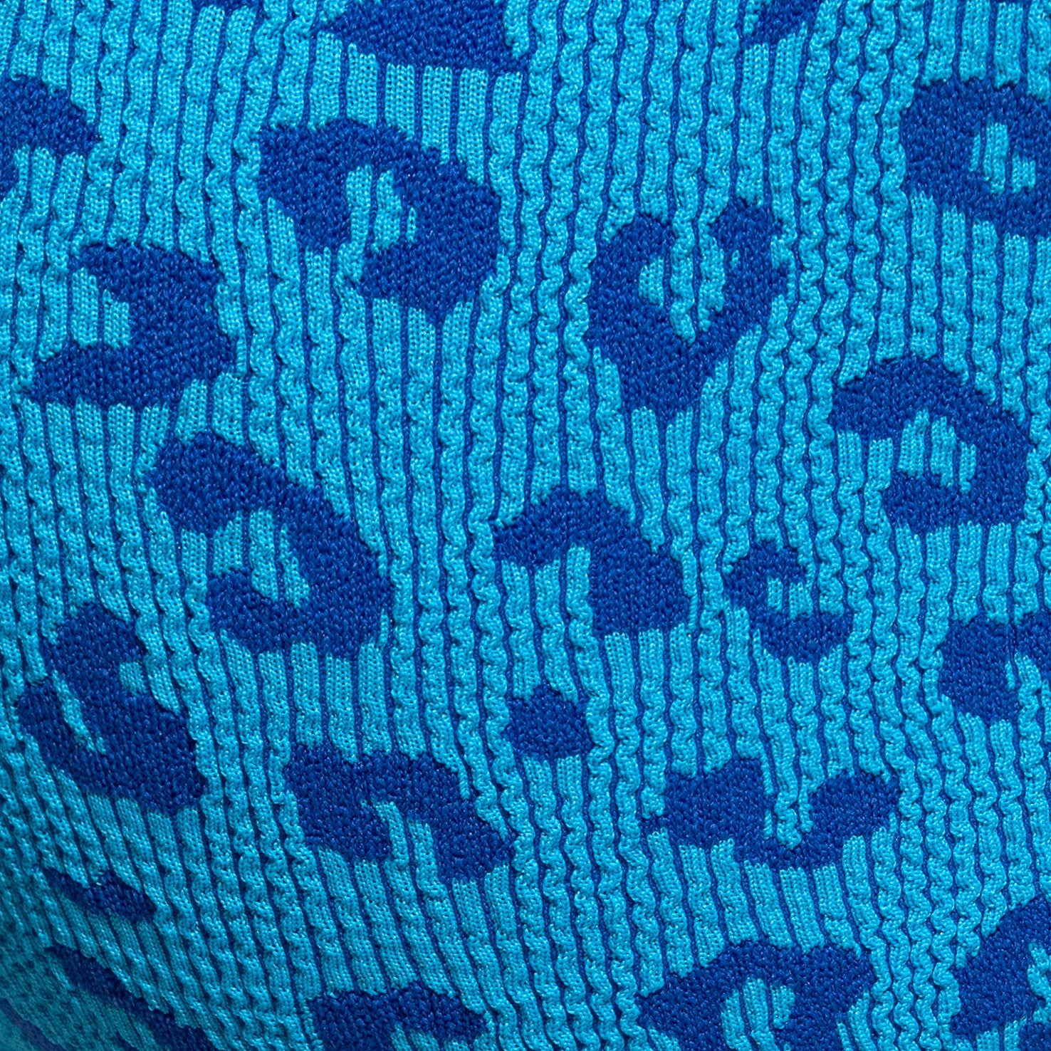 Addicted Fantasy Leopard Swim Bikini Brief Royal Blue ADS414