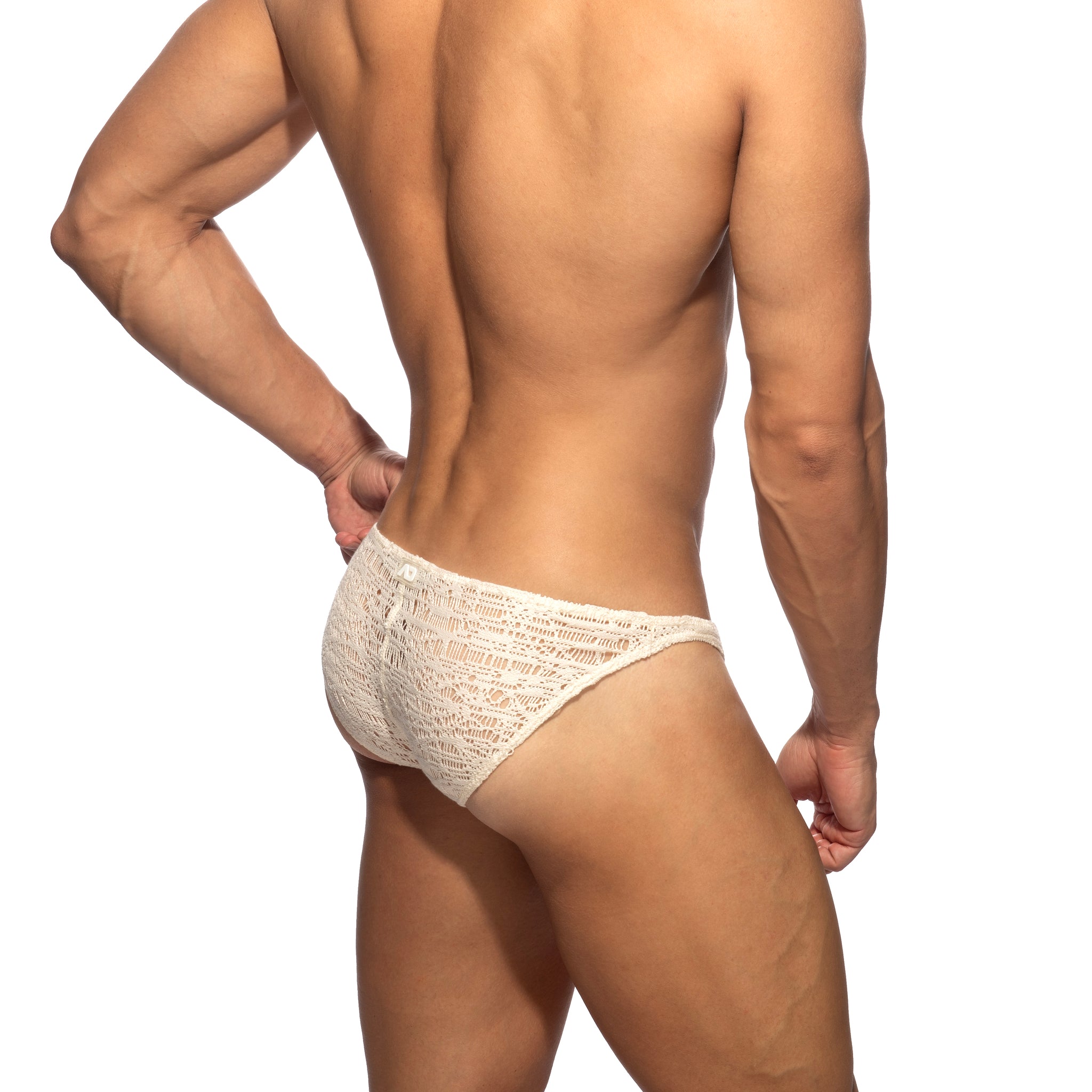 Addicted Spider Net Bikini Brief Ivory AD1501