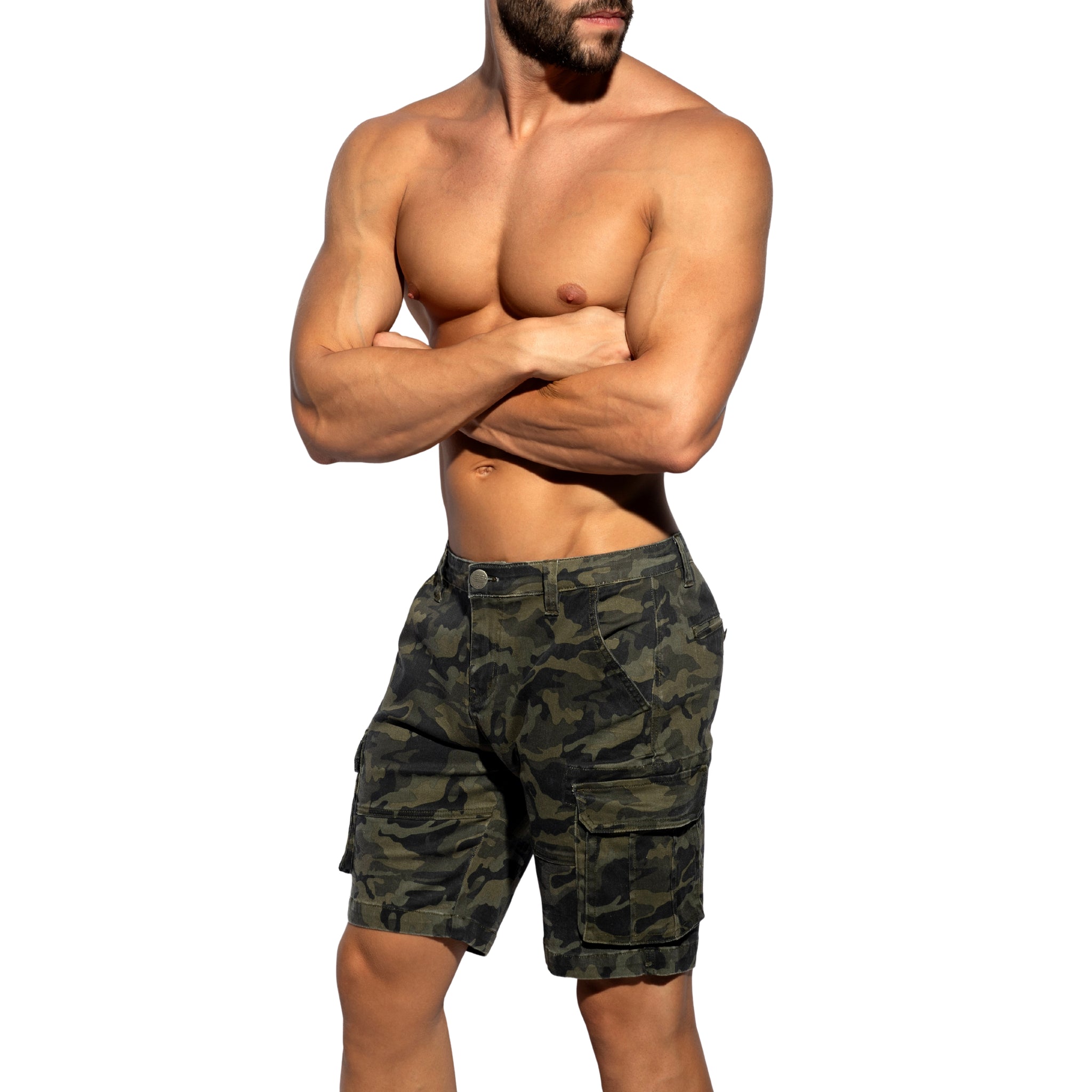 ES Collection Cargo Camo Shorts Camouflage ESJ079