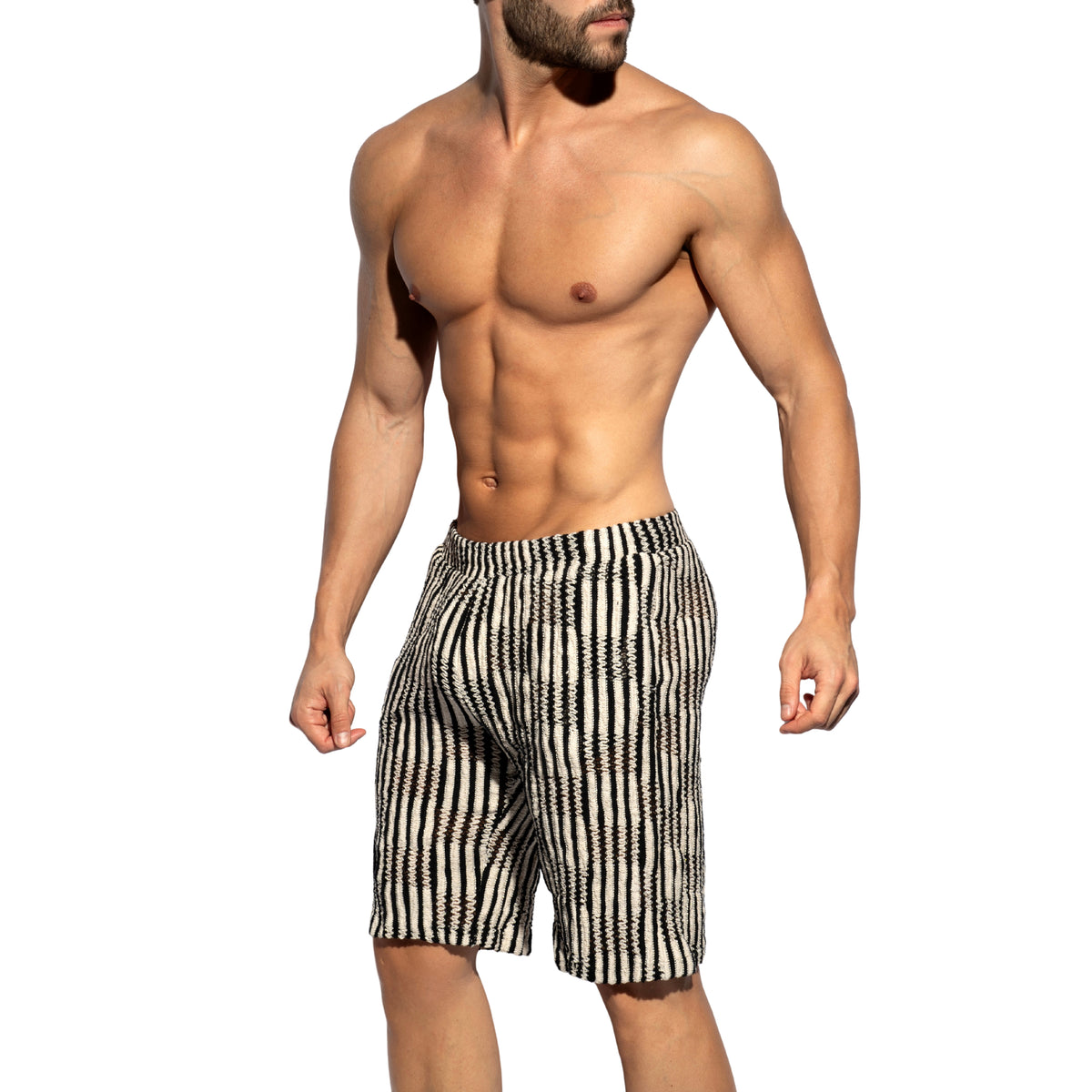 ES Collection Optic Rhythm Bermudas Black SP367