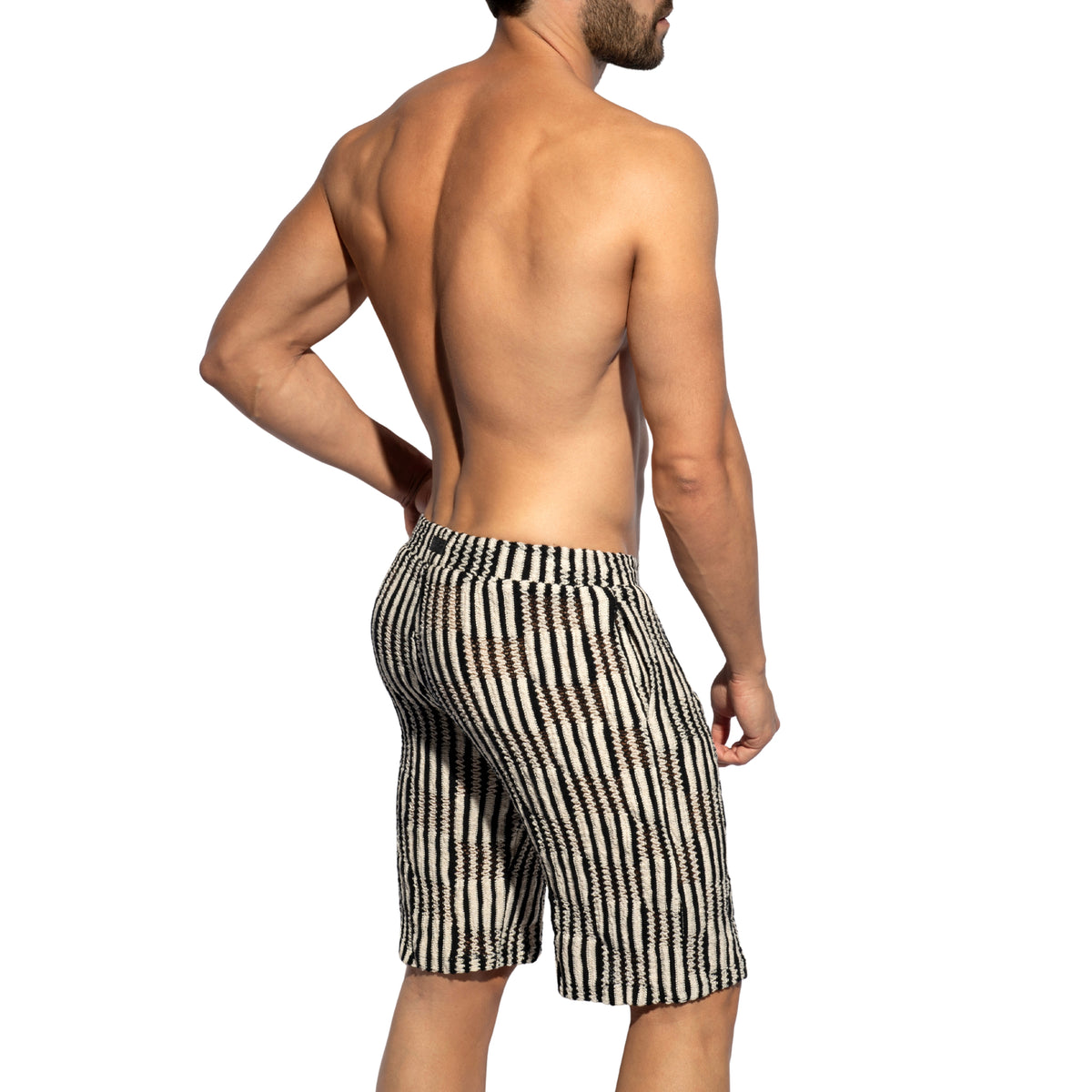 ES Collection Optic Rhythm Bermudas Black SP367
