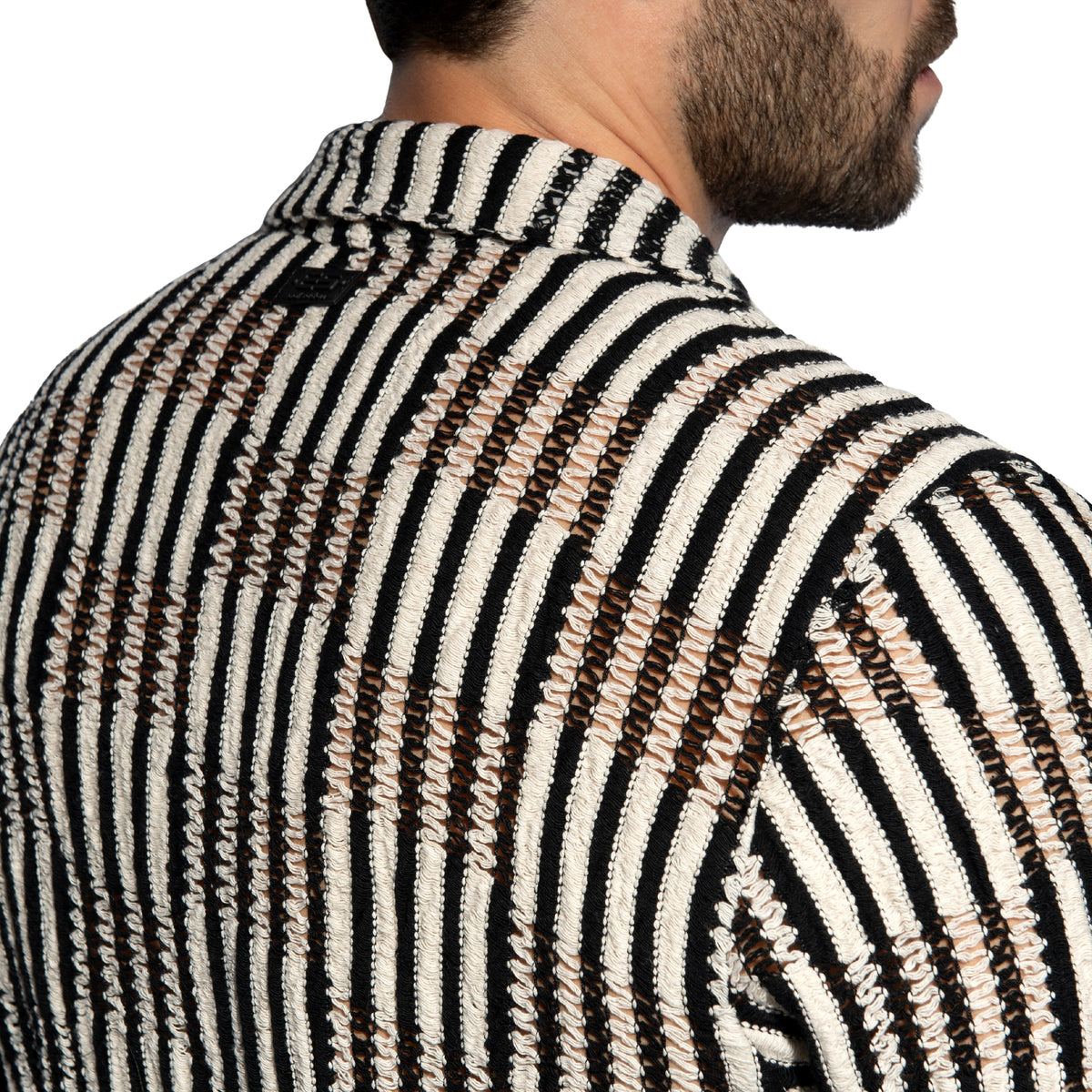 ES Collection Optic Rhythm Shirt Black SHT041