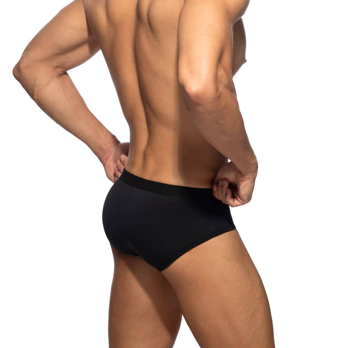 Addicted Black Pique Basic Brief Black AD1510