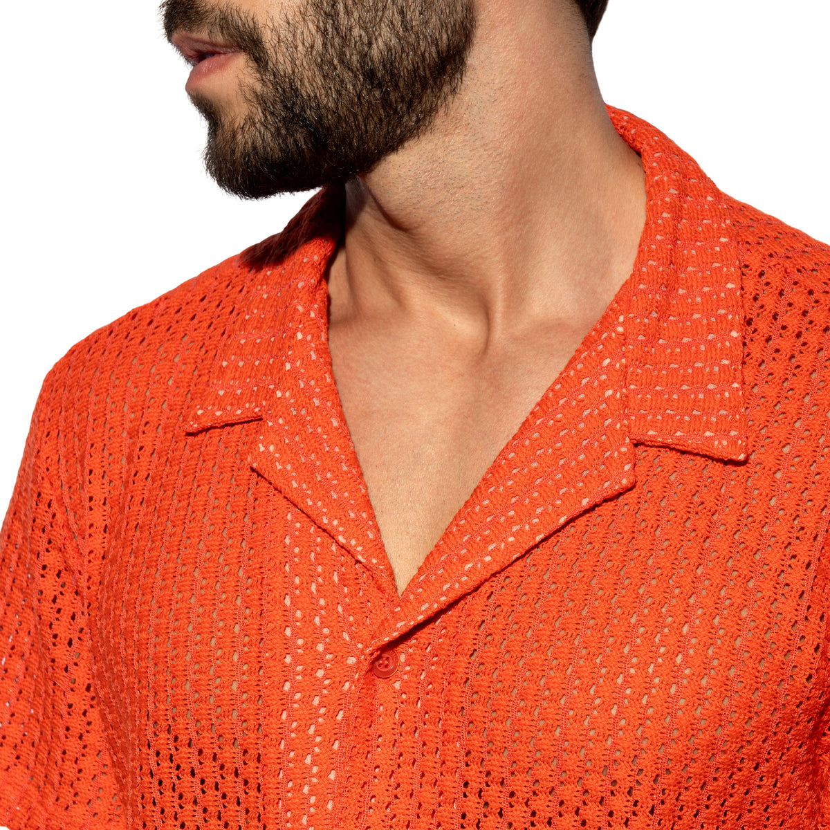 ES Collection Eyelet Shirt Orange SHT043