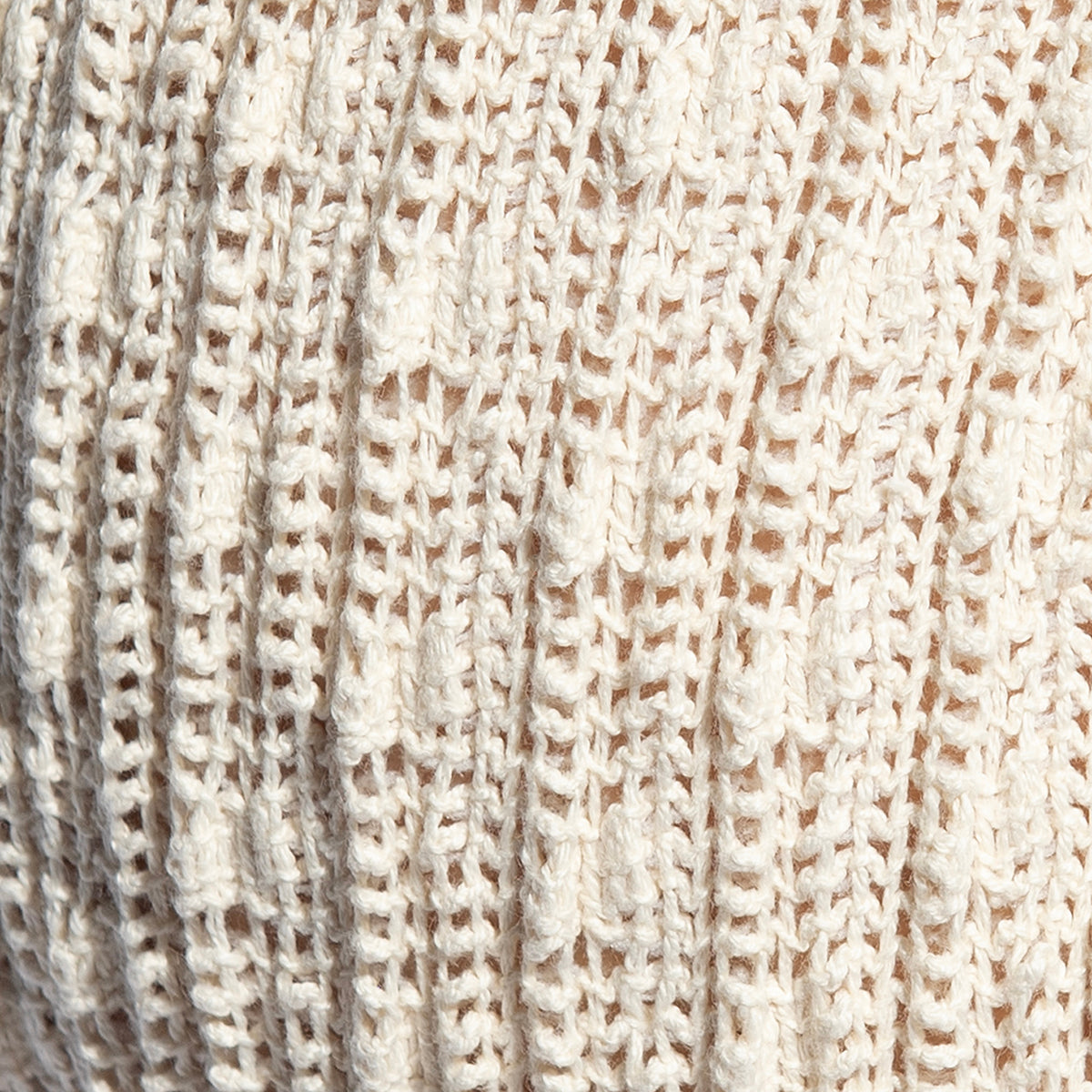 ES Collection Fuzzy Crochet Swim Mini Thong Ivory 2716
