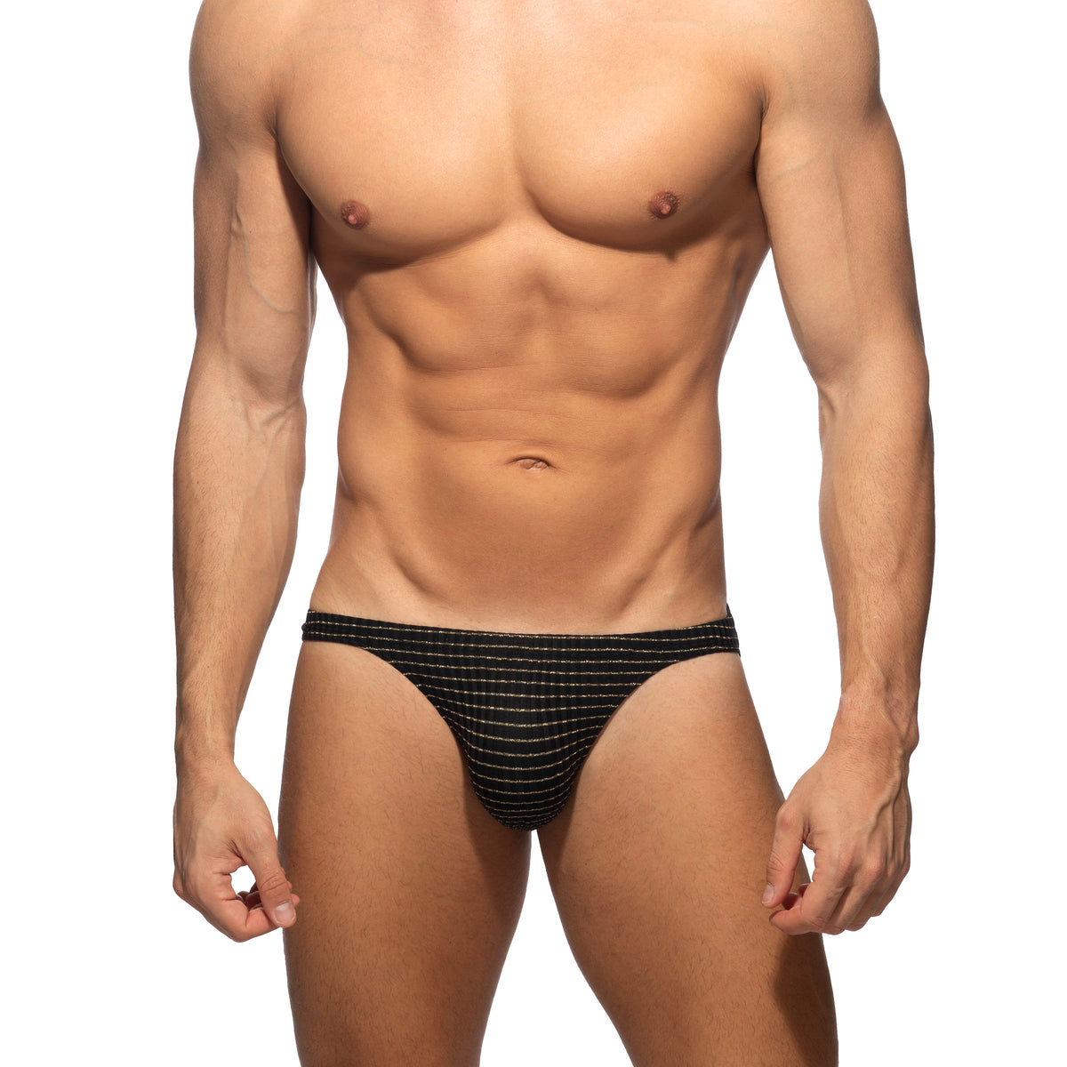 Addicted Lurex Luxe Bikini Brief Black AD1530